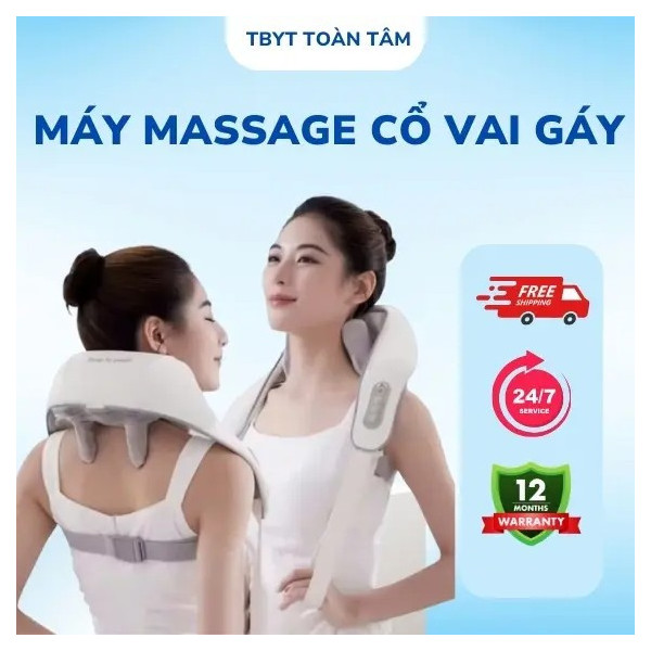 Máy massage cổ vai gáy, Máy massa xoa bóp giảm đau nhức cổ vai gáy
