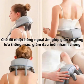 Máy massage cổ vai gáy, Máy massa xoa bóp giảm đau nhức cổ vai gáy