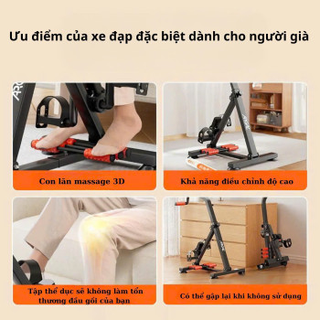 Xe đạp tập tại nhà kết hợp tay chân – phục hồi chức năng